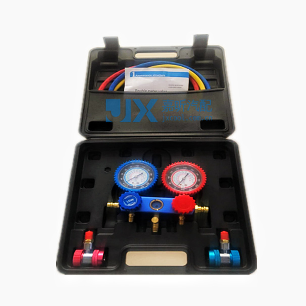 【JX72012】Manifold gauge set Auto dual-meter valve air conditioning refrigerant
