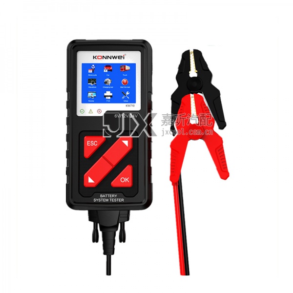 【JX72014】5V-36V Motorcycle/Car/Truck/Marine/ Lawn mower KW710 Battery Tester