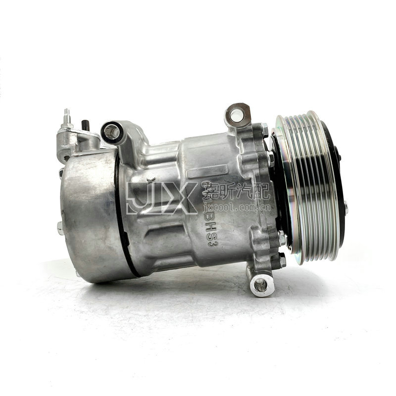 【JX10113】SANDEN 6V12 120MM /PV6 /12V  for CITROEN、PEUGEOT、FIAT OEM：6V12-1940 6V12-1449 6V12-1450 6V12-1430 6V12-1438  6453LF 6453LS   6453QF 9684480480 9646273880 9800822280