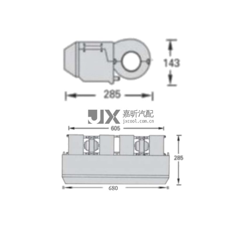 【JX73019】BEU-228L-100 Evaporator Unit （Cooling Only） 
