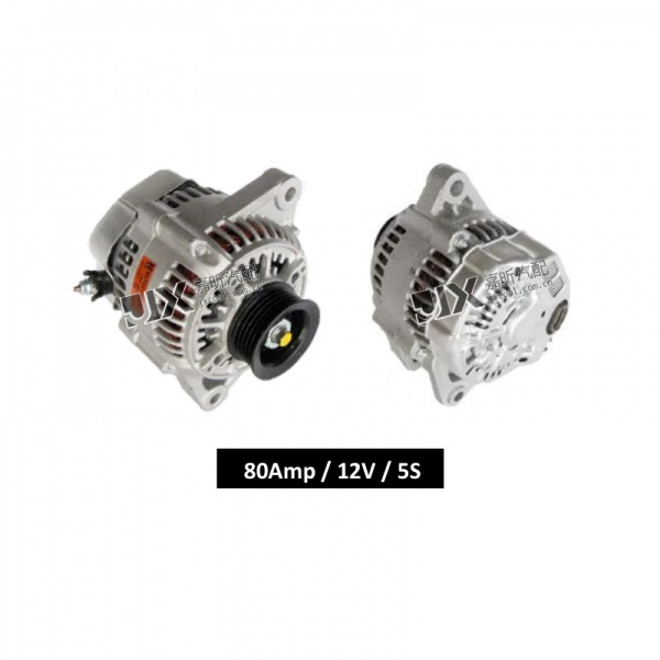 【JXA4121】80Amp / 12V / 5S   for   TOYOTA COROLLA 1.8L 1993-1997   OEM：101211-5240,102211-1110, 27060-02100, 27060-02040, 27060-02060,27060-16370, 27060-16430, JA987IR, 0-123-325-002,0-123-325-012
