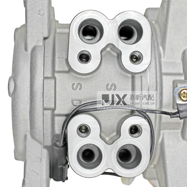 【JX42414】Compressor Model 6P148A/ 10PA15 8 Ears 24 Volts Pulley 8PK 120mm