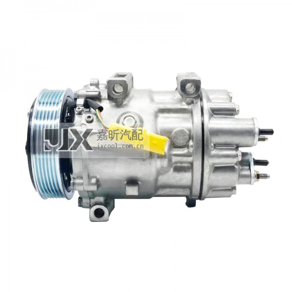 【JX10127】SANDEN  SD7V16  119MM /PV6 /12V  for Fiat scudo Citroen C8 Jumpy Peugeot Expert   OEM：9686061980 6453TA 9659749480