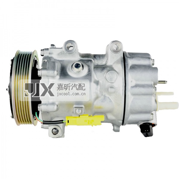 【JX10105】SANDEN SD7C16  119MM /PV6 /12V  for   Citroen, Peugeot  OEM：9651911380, 9656483380, 6453RV, 6453RW  9671334780  9659876080, 9684960580