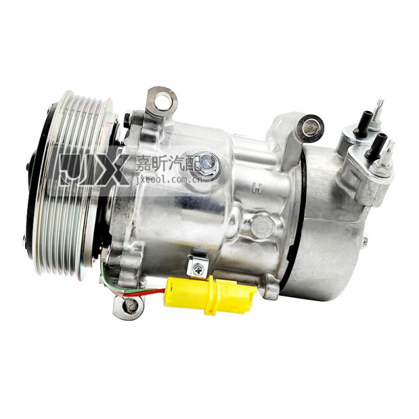 【JX10113】SANDEN 6V12 120MM /PV6 /12V  for CITROEN、PEUGEOT、FIAT OEM：6V12-1940 6V12-1449 6V12-1450 6V12-1430 6V12-1438  6453LF 6453LS   6453QF 9684480480 9646273880 9800822280