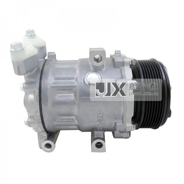 【JX13153】SANDEN 7V16  110MM /PV7  for   FORD TRANSIT   OEM : 1730528 7C1119D629BA BK2119D629BA 8FK351334411 8FK 351 334-411 8FK351334401 SANDEN 1832 SANDEN 1834