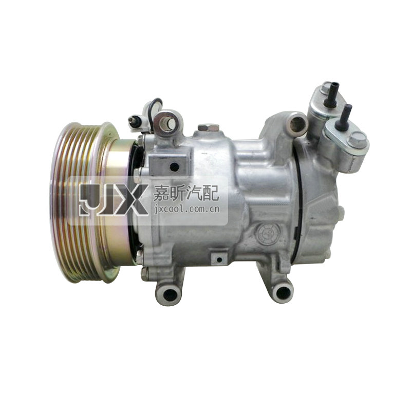【JX26109】SANDEN 6V12  125MM /PV6  For   RENAULT KANGOO/ MEGANE '00   OEM: 6V12-1919  6V12-1455  6V12-1901  6V12-1416  6V12-1903   7700273801  8200315744  8200600117