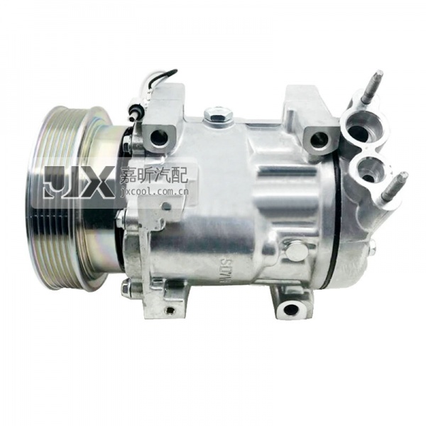 【JX26110】SANDEN 7V16  125MM /PV6  for   RENAULT DACIA LOGAN 1.4/ 1.6L   OEM: 7V16-1830  7V16-1061  8200802609 8200603434  926000097R  8200866440