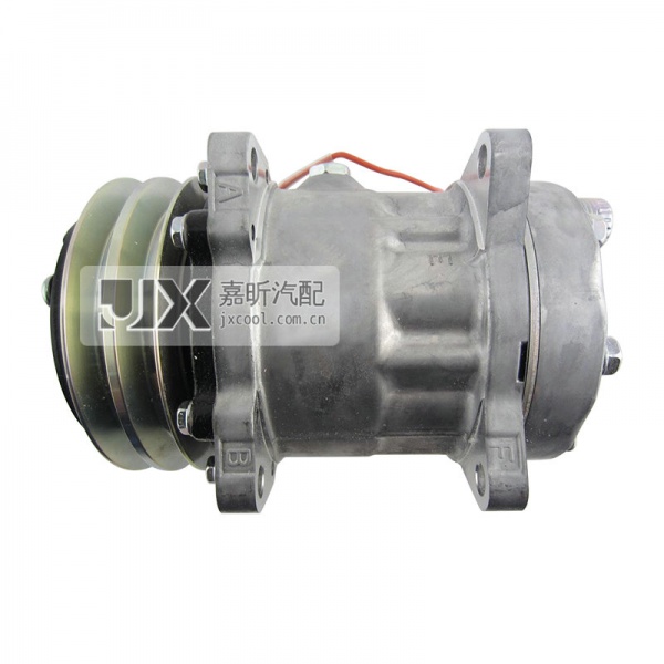 【JX40506】Sanden Compressor  SD7H13 7301 2A 12V 125mm HOR KG HEAD