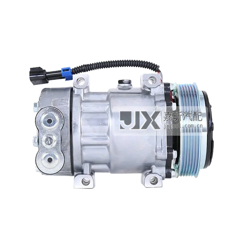 【JX41035】Sanden Compressor  SD7H15HD  125mm PV6 12V GQ Head
