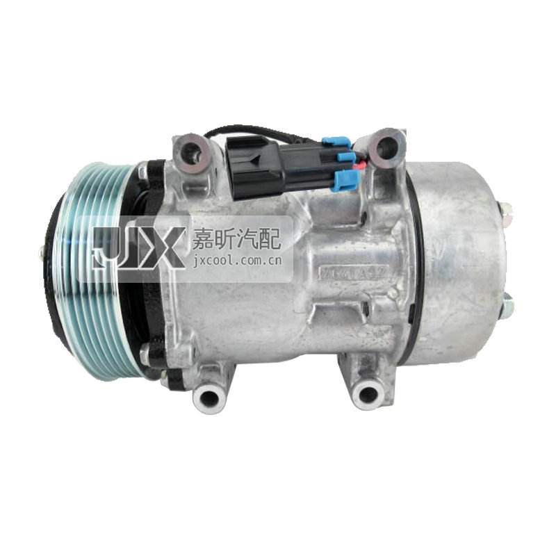 【JX41035】Sanden Compressor  SD7H15HD  125mm PV6 12V GQ Head