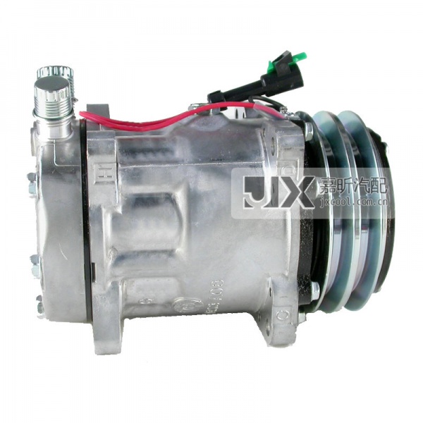 【JX41036】Sanden Compressor  SD7H15HD 4627 VOR 125mm 2A 12V EAR JD