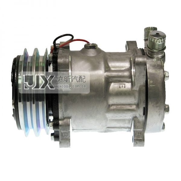 【JX41040】Sanden Compressor  SD7H15 4652 VOR 125mm 2A 24V EAR JD HEAD