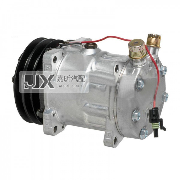 【JX41042】Sanden Compressor  SD7H15HD 4664 EAR VOR 132mm 2A 3E 12V 1 WIRE