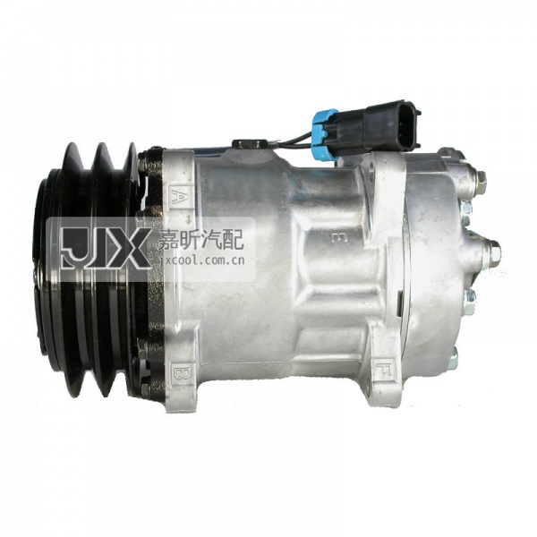 【JX41047】Sanden Compressor  SD7H15 4717 132mm 2A 12V WV HEAD