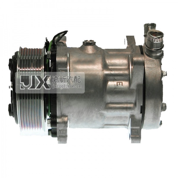 【JX41048】Sanden Compressor  SD7H15HD 4762 VOR 119mm PV8 24V EAR
