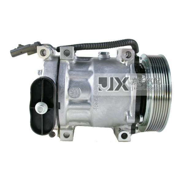 【JX41050】Sanden Compressor  SD7H15 4785 PV7 130mm DIR MT 12V V PAD