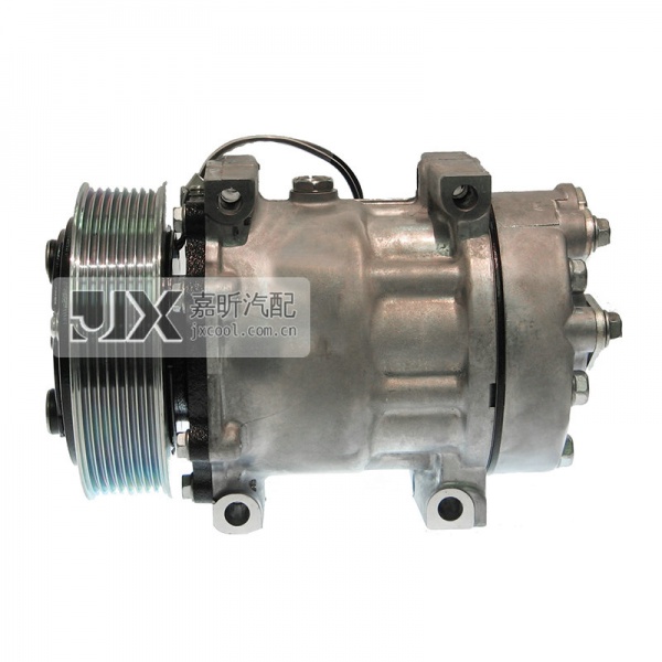 【JX41061】Sanden Compressor  SD7H15 4493 HPAD 130mm PV8 DIR 12V WV HEAD