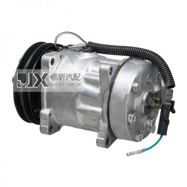 【JX41069】Sanden Compressor   FLX7 4434 PAG E-MT 132mm 2A 12V GV HEAD