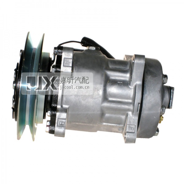 【JX41071】Sanden Compressor  FLX7 4868 PAG E-MT 158mm C1 12V GV HEAD