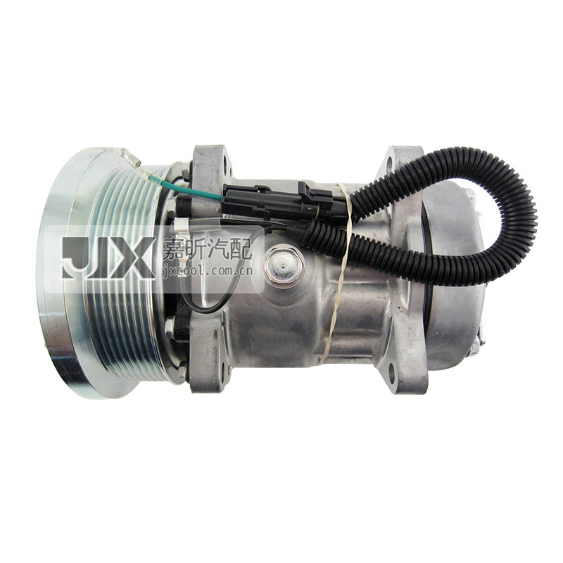 【JX41074】Sanden Compressor  FLX7 4874 PAG E-MT 133mm PV8 SHD 12V
