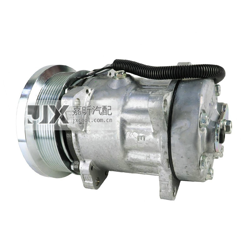 【JX41074】Sanden Compressor  FLX7 4874 PAG E-MT 133mm PV8 SHD 12V
