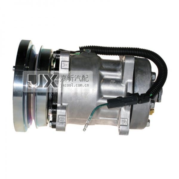 【JX41075】Sanden Compressor  FLX7 4877 PAG E-MT 138mm A1 SHD 24V