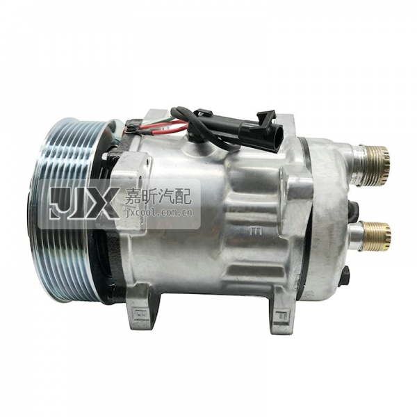 【JX41089】Sanden Compressor  SD7H15 7834 PV8 132mm 24V VOR KF HEAD