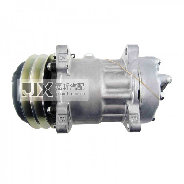 【JX41090】Sanden Compressor  SD7H15 8045  2GRV 132mm 24V H PAD WV HEAD