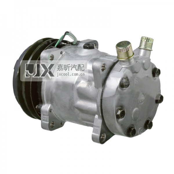 【JX41091】Sanden Compressor  SD7H15 7866 VOR 132mm 2A 24V