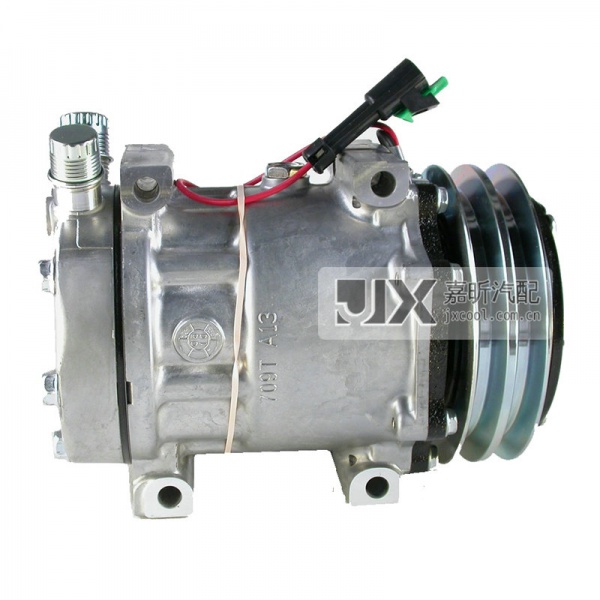 【JX41094】Sanden Compressor  SD7H15HD 4626 VOR 132mm 2A 12V DIR R134A