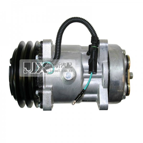【JX41114】Sanden Compressor  SD7H15 EAR MT 2A 132mm 24V HOR KH HEAD