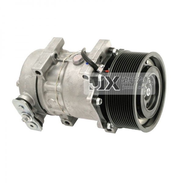 【JX41119】Sanden Compressor  SD7H15SHD 4370  DIRECT MT 126mm PV12 12V 90DEG PAD