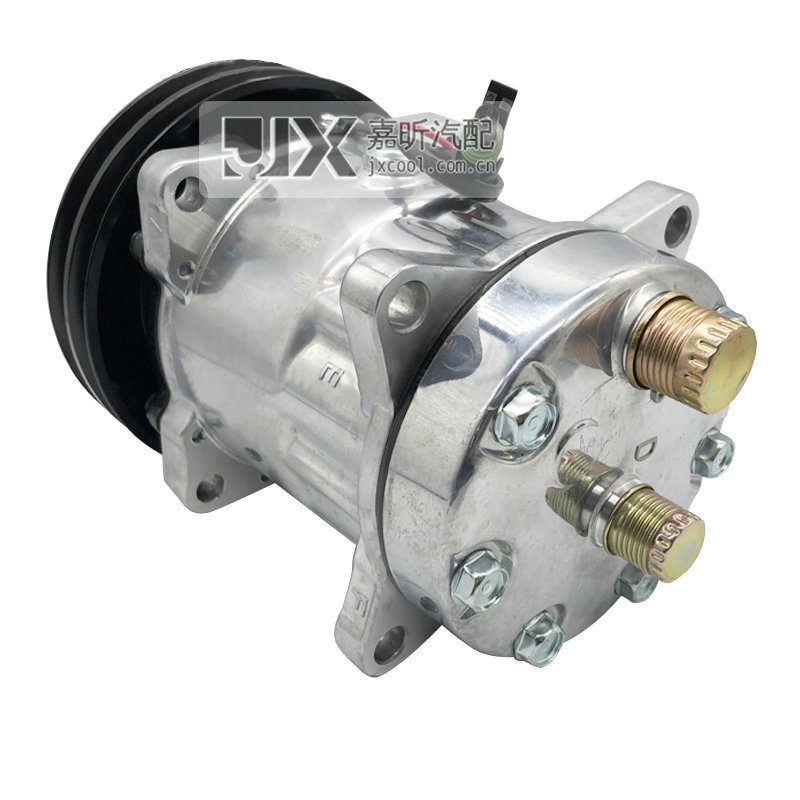 【JX41121】Sanden Compressor  SD7H15 8091 2A 150mm 12V HOR KG HEAD