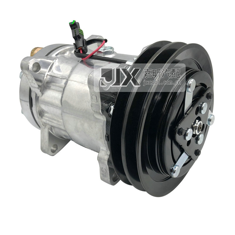 【JX41121】Sanden Compressor  SD7H15 8091 2A 150mm 12V HOR KG HEAD