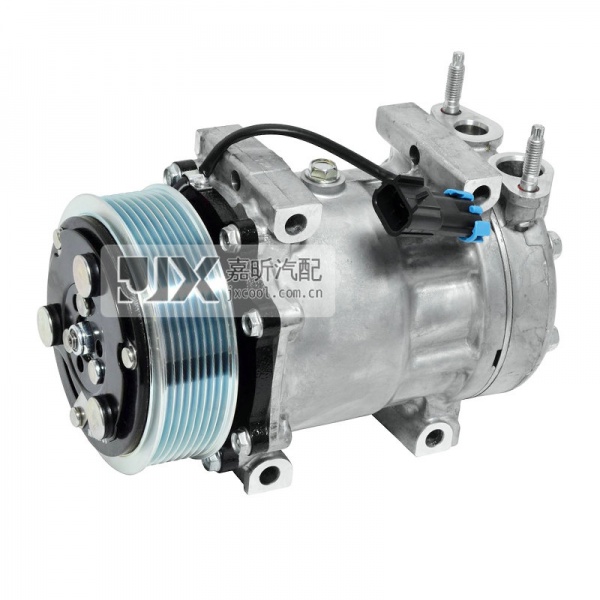 【JX41122】Sanden Compressor  SD7H15 4418 119mm PV8 119mm V-PAD 12V