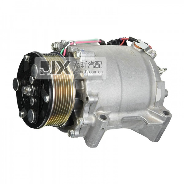 【JX41605】Sanden Compressor  SD7B10 7055 122mm PV5 12V LB PORTLESS