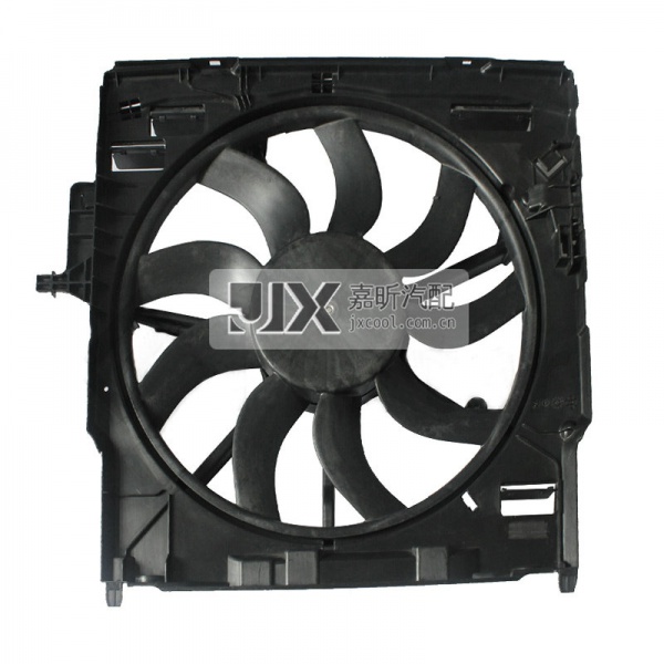 【JX80032】Radiator Condenser Cooling Fan 17427634471 For 14-18 BMW F15 X5 F16 X6 3.0L 2.0L