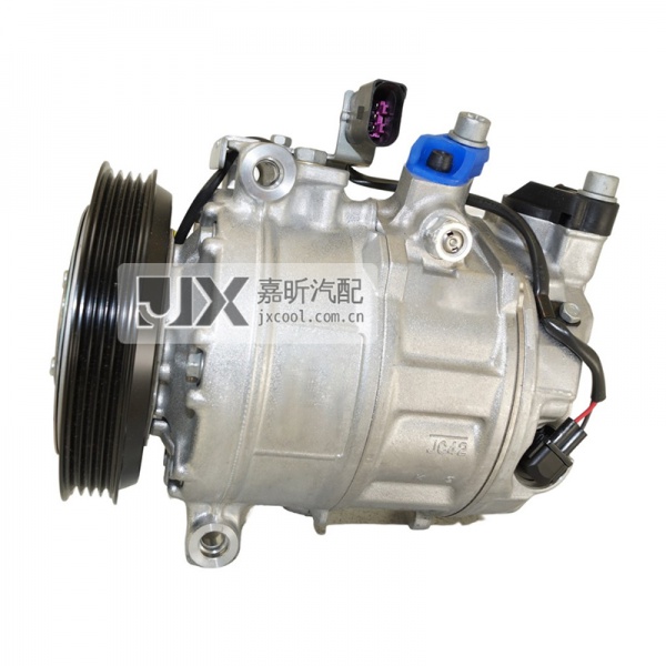 【JX03124】AC Compressor  7SAS17C  125MM /PV4  For AUDI Q8 PORSCHE CAYENNE VW TOUAREG  OE：4M0816803F  447140-3991  447250-3780  4N0816803  447140-3990 