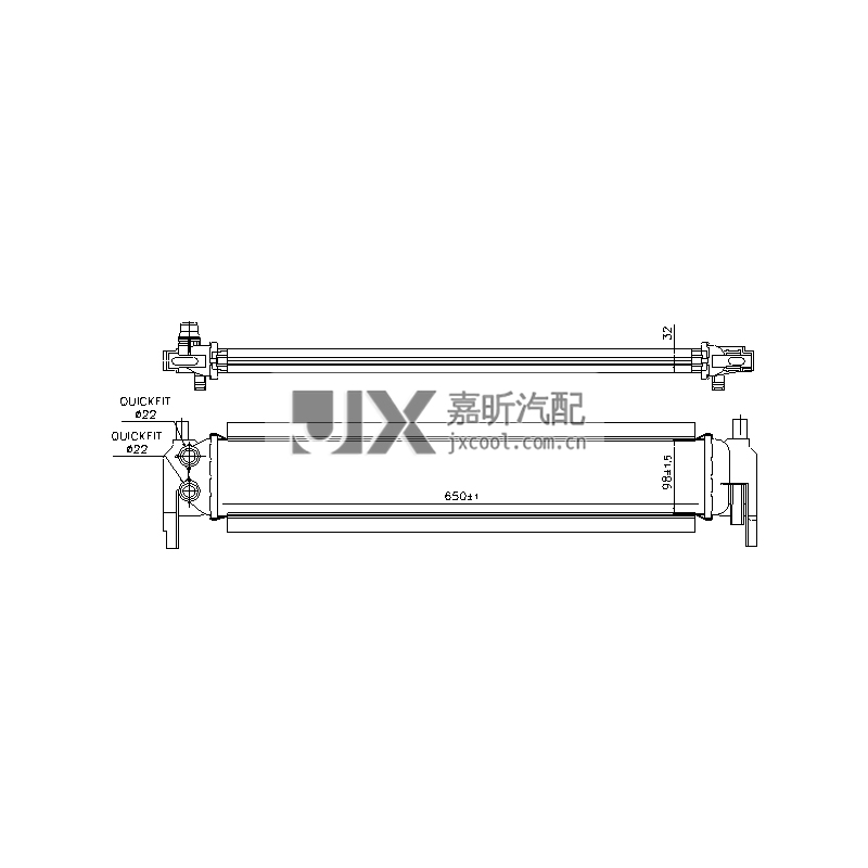 【JX68208】Intercooler For AUDI A3 Hatchback （8V1, 8VK） OE:5Q0121251EL
