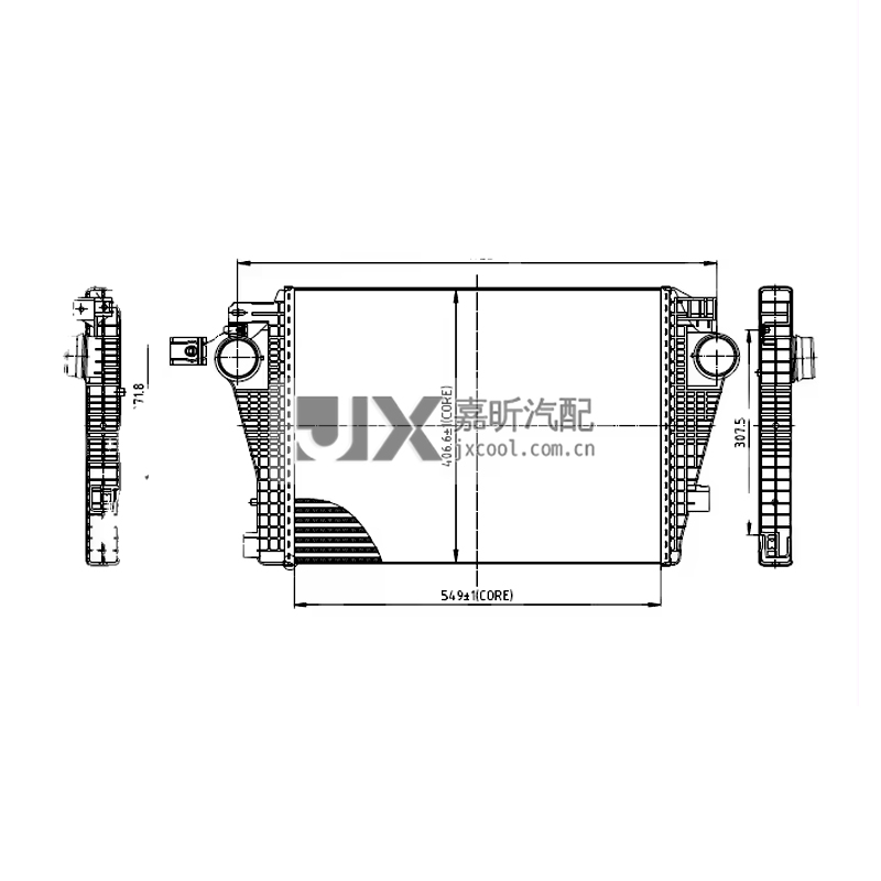 【JX68245】Intercooler For CADILLAC ATS 2013- OE:22799480