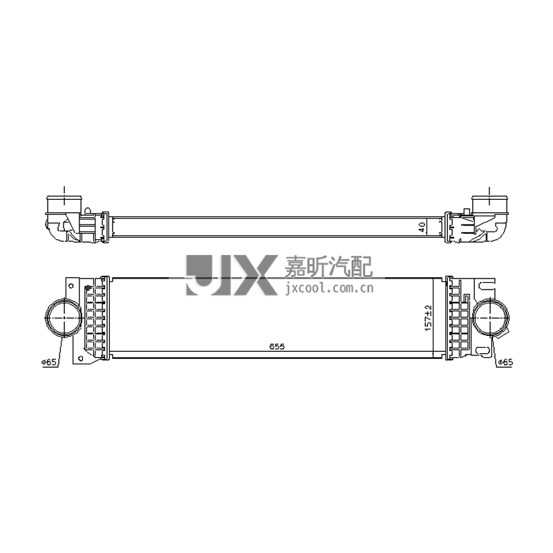 【JX68338】Intercooler For FORD Mondeo Mk5 Estate （CF） OE:5196387  DG936K775BB