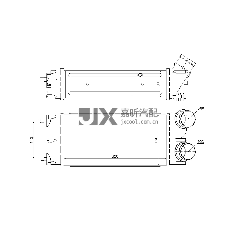 【JX68450】Intercooler For CITROËN C4 Coupe OE:1440.H9  1440H9