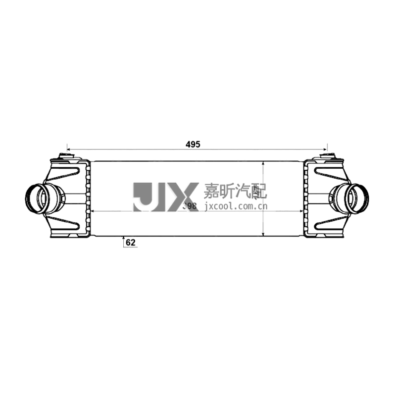 【JX68452】Intercooler For FORD Transit Mk5 Minibus （V184, V185） OE:1376241  4164696  9L440BA-Q
