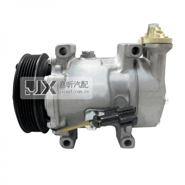 【JX13205】Air Conditioning Compressor SD6V12 120MM / PV6 For Ford Fiesta V Fusion Mazda 2 1.4 TDC '02-'12 OE: 2S6119D629AF, 2S6119D629AE, 1321791, 1148065, 1500822, 7403322, 2S6119D629AA, 2S6119D629AD