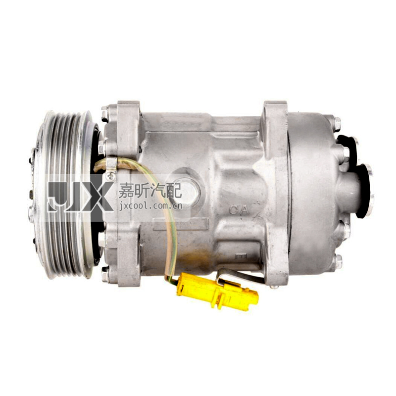 【JX10139】Air Conditioning Compressor SANDEN SD7V16 119MM /  PV6 For CITROEN FIAT LANCIA PEUGEOT OE: 9646416780  9800859180  6453TF  6453LX  6453JN