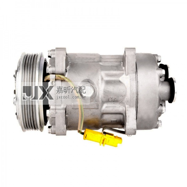 【JX10139】Air Conditioning Compressor SANDEN SD7V16 119MM /  PV6 For CITROEN FIAT LANCIA PEUGEOT OE: 9646416780  9800859180  6453TF  6453LX  6453JN