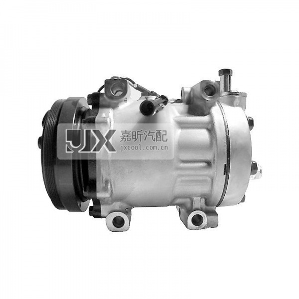 【JX09140】SANDEN SD7H15 120MM / PV6 / 12V Air Conditioning Compressor For Chrysler Voyager (gs) 2.5 OE: 4677445  60604347