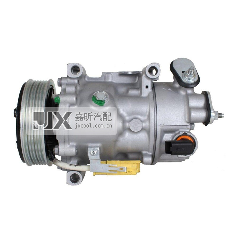 【 JX10142】SANDEN SD6C12 108MM / PV6 / 12V Air Conditioning Compressor For PEUGEOT 508 I （8D_） 2010-2016 OE: 9677824580  9825868680