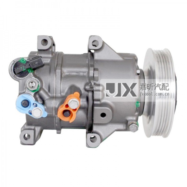 【JX27270】DENSO 6SES14C 123MM / 5PK / 12V Air Conditioning Compressor For KIA (KS), K5 17- OE: 97701-D4300  97701D4300